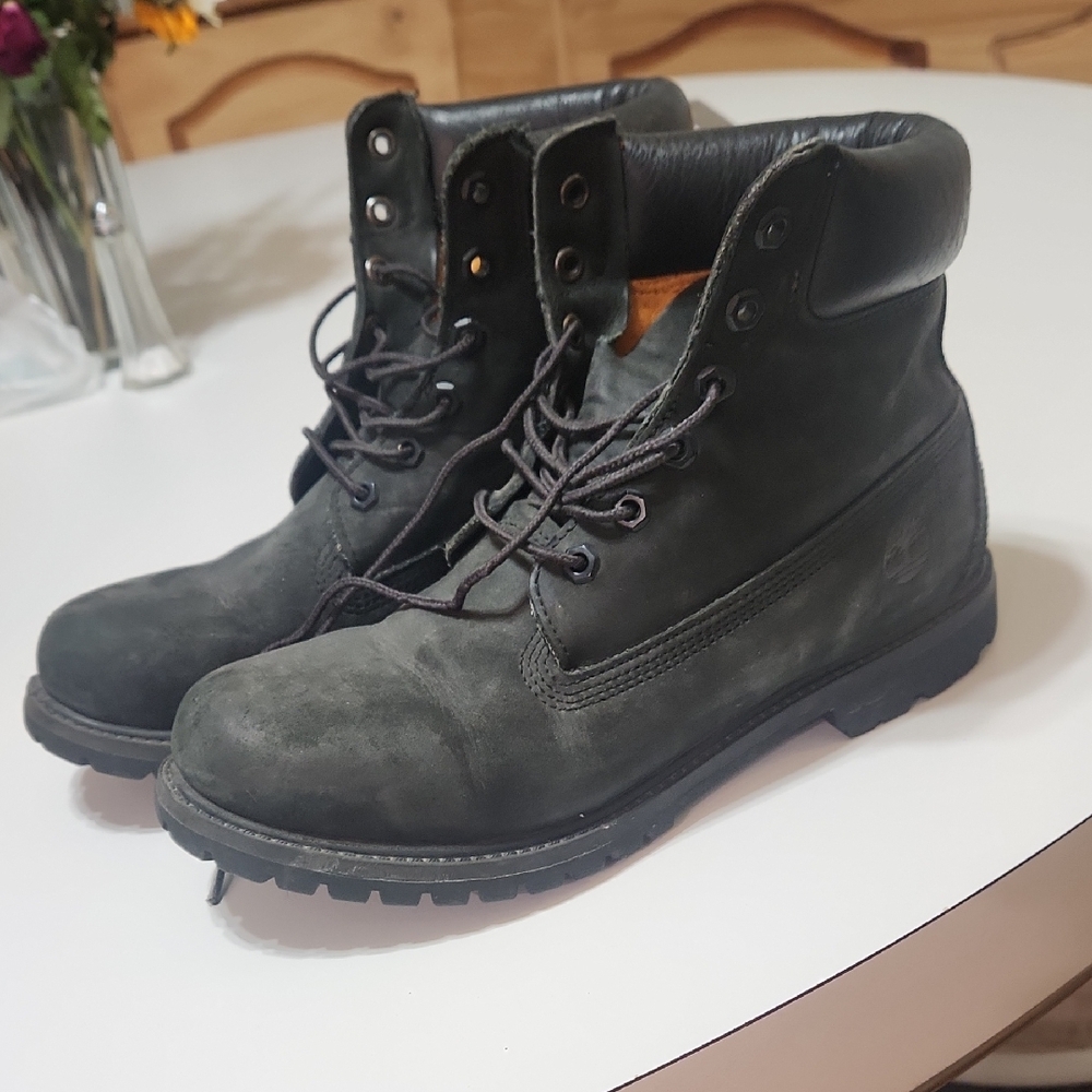 Timberland Women's Black Leather Boots